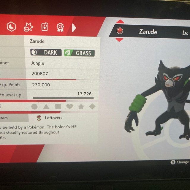 Event Zarude Shiny Celebi competitive Pokemon Sword Shield Nintendo Switch  HOME