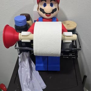 レゴ風スーパーマリオトイレットペーパーホルダー - Etsy 日本
