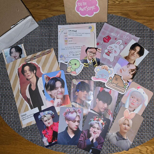 Ateez OT8 Fanmade Photocards 