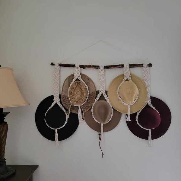 Faux Long Horn Cow Skull Macrame Wall Decor Handmade - Etsy