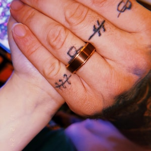 Mens Wedding Band, Brown Coffee Tungsten Ring, Mens Ring, Wedding Ring, Wedding Band Men, Anniversary Ring, Tungsten Ring