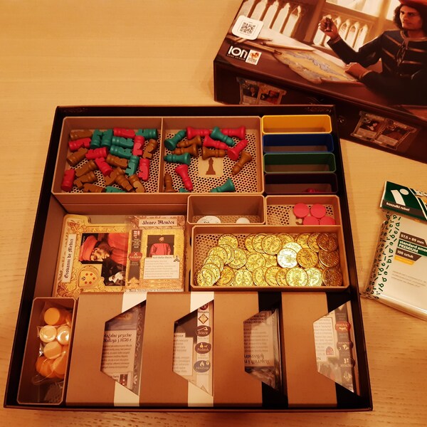 Pax Renaissance 2nd Edition Board Game Insert: 3D Printed Wooden Insert ...