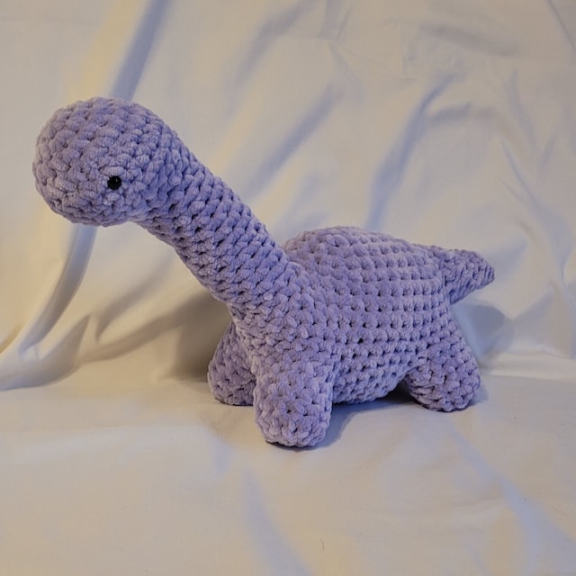 Handmade Crochet Plush Dinosaur Toy Bohosaurus — Brittany's Buttons