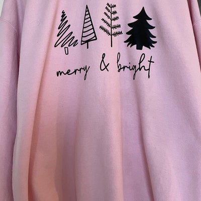 Merry & Bright Christmas Round Neck Sweater main image 0