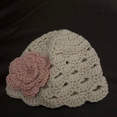 Newborn Girl Hat / Girls Beanie / Crochet Girls Hat / Baby - Etsy