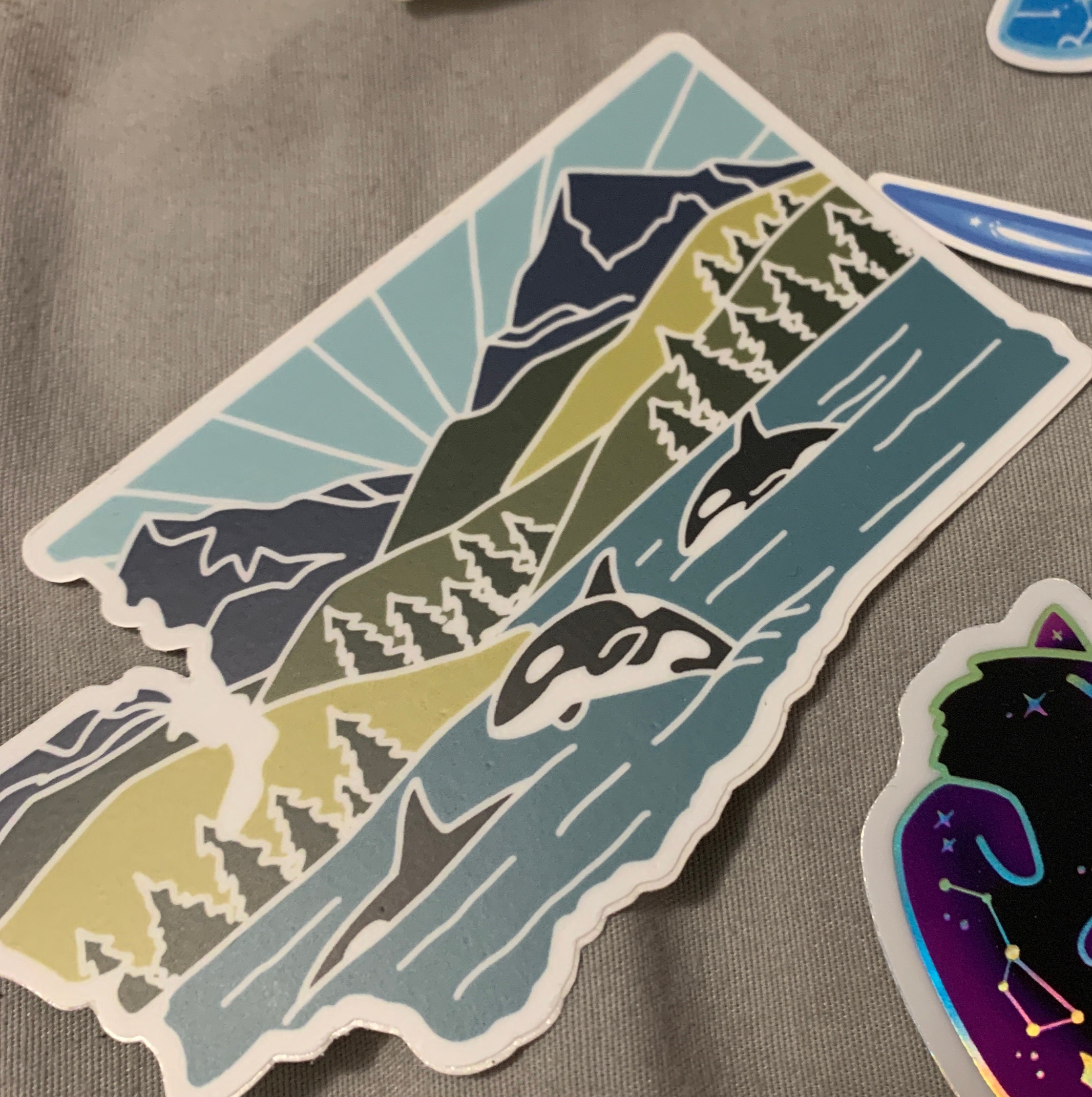 Washington Durable Sticker | High Quality Bumper Sticker | United States Vinyl Decal | Weatherproof Sticker | Water Bottle Sticker | 4&quot;