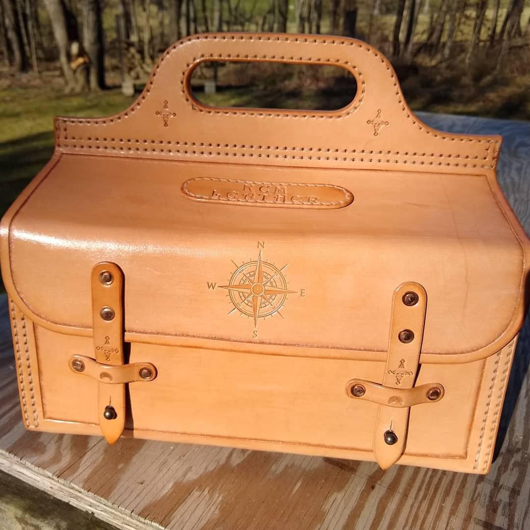 Leather Tool Bag Pattern Pdf Download Leather DIY Tool Bag
