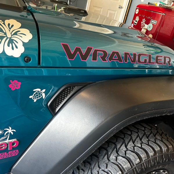 FITS 2018-2026 Jeep Wrangler Hood Letters Vinyl Graphics - Etsy