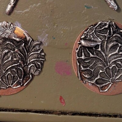 SOLDER STAMPING IMAGES Vulcanized Red Rubber Deep Etched, Journals ...