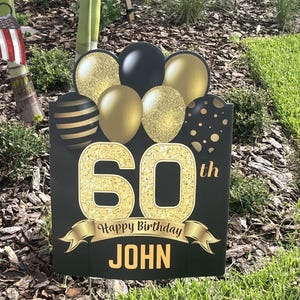Cartello Metallico Happy Birthday - Decorazione Vintage Per Casa - Foto 10