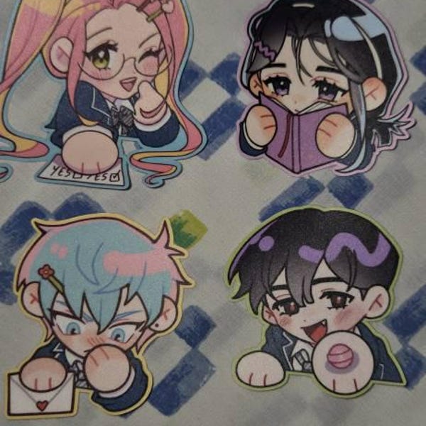 Alien Stage (ALNST): School AU Stickers - Etsy