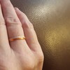Super Thin Orange Silver Stackable Rings, Orange Ring, Stack Rings ...