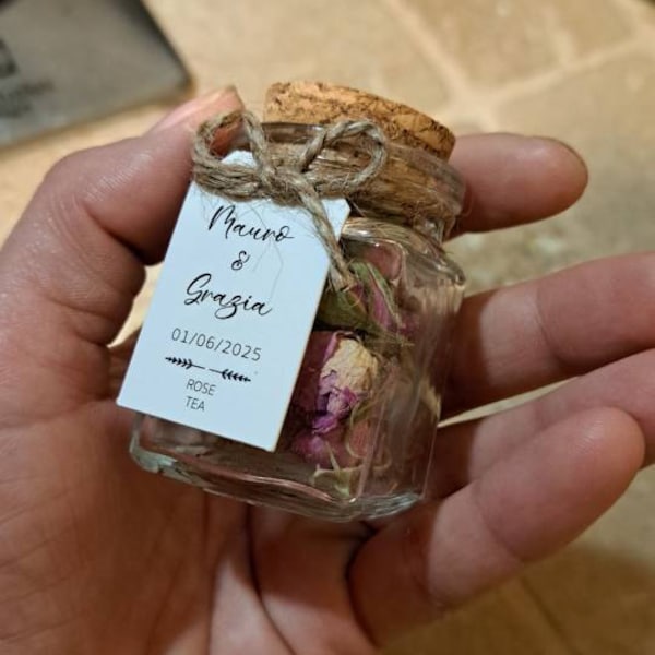 Wedding Tea Favors for Guests, Bulk Gifts, Rustic Wedding Favor ...