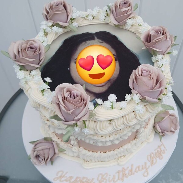 Personalized Edible Icing Cake Topper - Create Your Own Photo Or Design!
