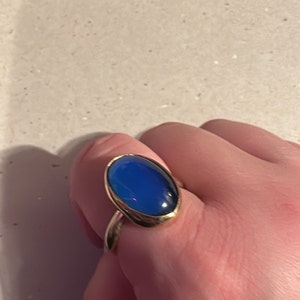Mood Ring, Gold Mood Ring,  Gold Filled Mood Ring, Handmade Mood Ring, Gold Mood Rings,Handmade Gold Filled Smooth Bezel Mood Ring