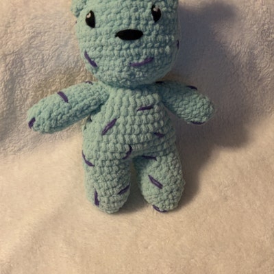 Blue Monster Crochet Pattern, Monster Amigurumi Pattern, PDF Printable ...