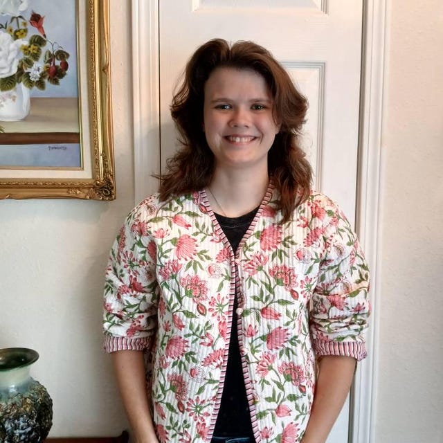 Indian Hand Block Print Fabric Quilted Jacket Short Kimono