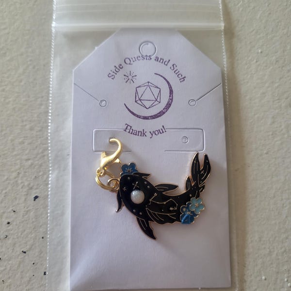 Moon Spirit ATLA Badge Reel Charm · Lanyard Charm · Keychain Accessory ...