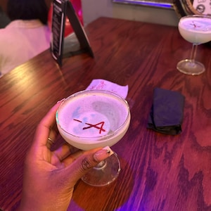 50-1000 Personalized Edible Drink Toppers: Monogram Cocktail Garnishes