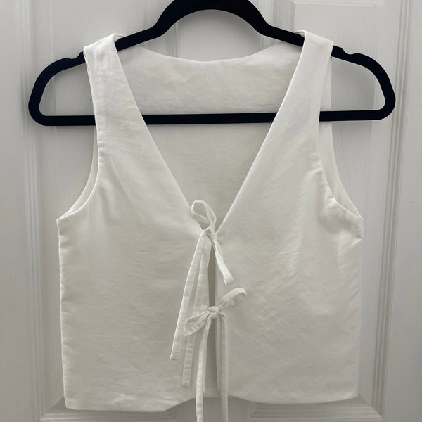 front tie top sewing pattern