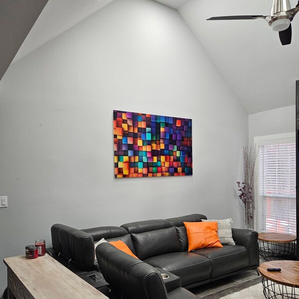 Tempered Glass Wall Art, Glass Painting Art, Home Wall Decor, Living Room Wall Art, Decor For Bedroom, Extra Large Wall Art, Wall Hanging