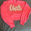 Red Gingham Quilt Heart Sweatshirt main image 0