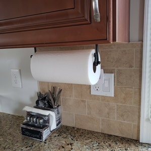 Paper Towel Holder With Curled Ends Farmhouse Kitchen to