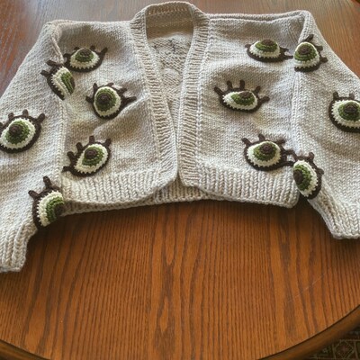 LONG JAQUARD CARDIGAN WITH TIE GALAXY GIRL