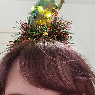 Dinosaur Christmas Headband Tacky Christmas Ugly Christmas Party Ugly ...