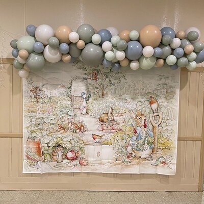 Peter Rabbit DIY Double Stuffed Balloon Arch Garland Kit Custom High ...