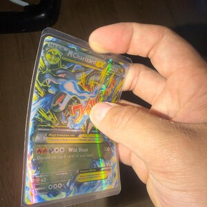 Rayquaza 61/106 Mega EX Card (paper Card) With Charizard 69/106