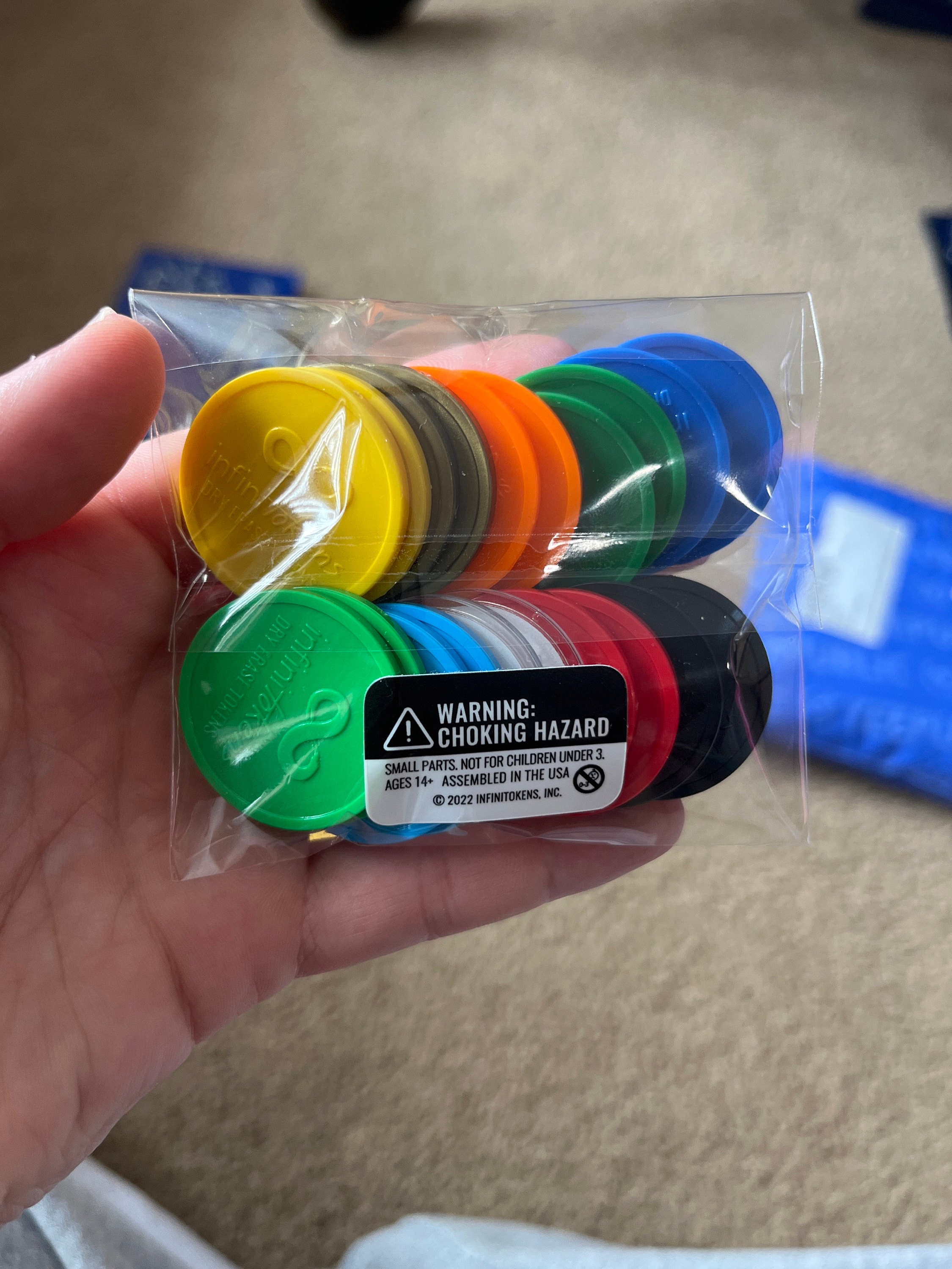 Dry Erase Counters/Tokens/Ability counters - Erasable, Reusable discs for games like Magic the Gathering and RPGs.