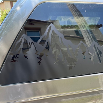 thumbnail image 2 of USA Flag Decals For 3rd Gen Toyota 4Runner (1995-2002) – Rear Window, Patriotic Vinyl Stickers (Left & Right) 2 of 6