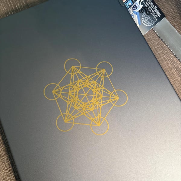Metatron's Cube Sacred Geometry Symbol, Vinyl CAR DECAL, New Age Occult ...