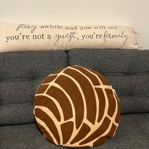 CroBlissful 16 Inch Mothers Day Concha Gifts Heart Concha Pillows