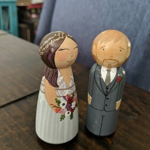 Rudolph Ornament Christmas Ornament Rudolph Peg Dolls | Etsy