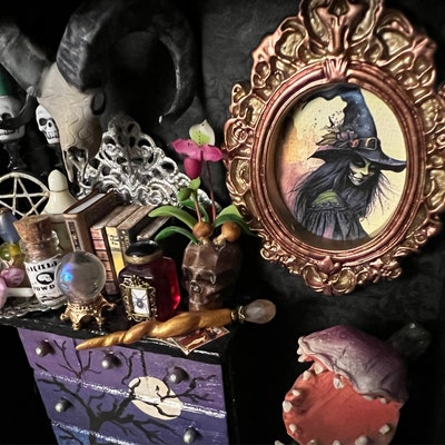 Miniature Witch Furniture 1:12 Scale Epic Gothic Table Haunted ...