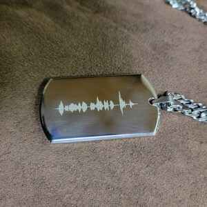 Engraved Dog Tag Custom Dog Tag Silver Dog Tag Necklace - Etsy