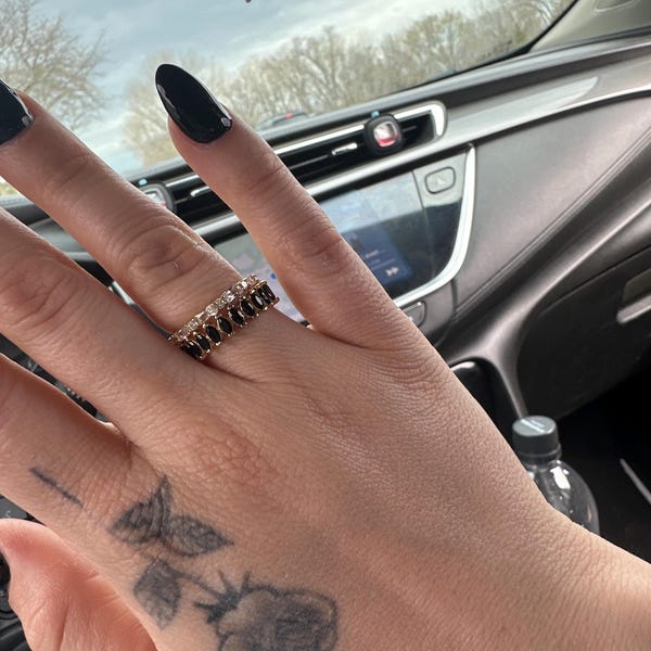 Wide Cz Clicker Hoop Earrings