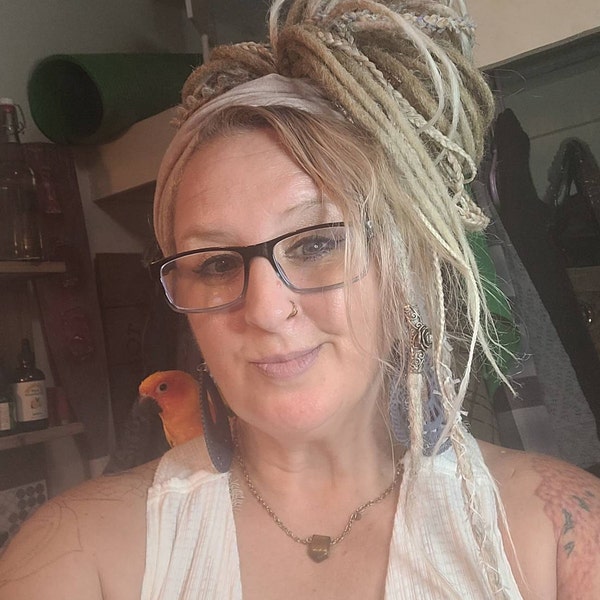Dreads - Pink Horizon Ponytail FINAL SALE main image 1