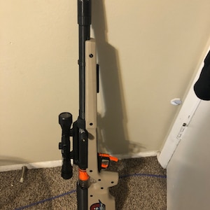 Lançador Automático Estilo Nerf Com 40 Dardos sniper 7016