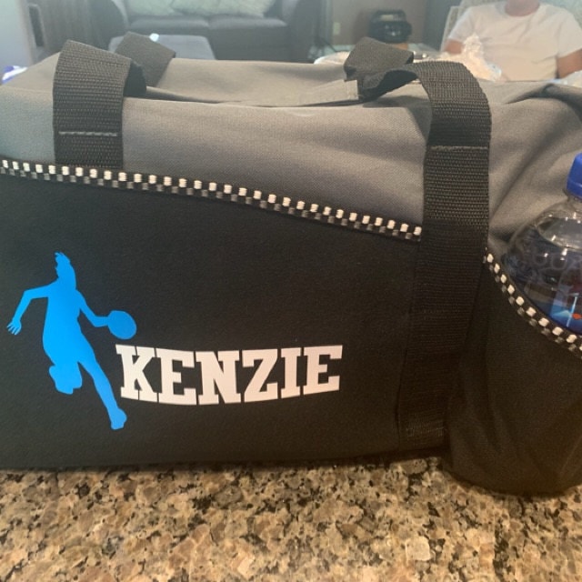 Custom Basketball, Basketball Duffle Bag, Personalized Bag, Basketball Bag, Basketball Player, Basketball Gift, Love Basketball, Duffle Bag