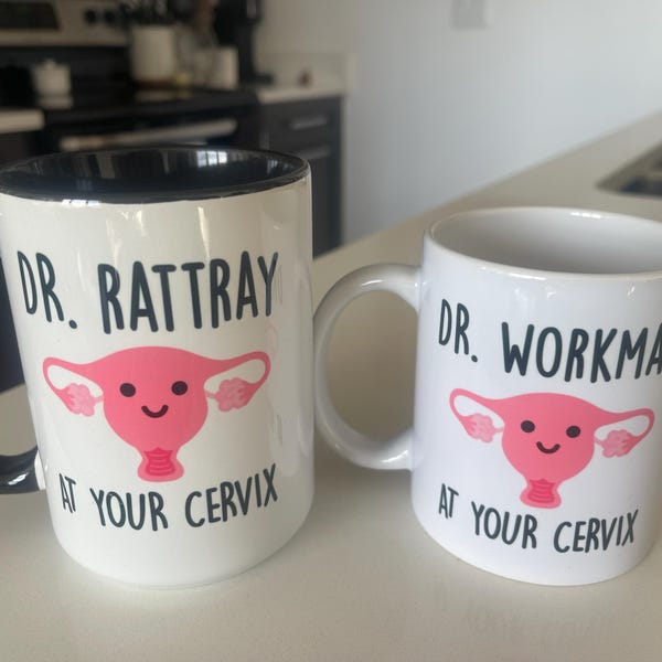 OBGYN Gifts, at Your Cervix Mug, Gynecologist Gift for Doctor, Obgyn ...