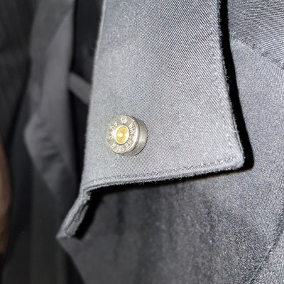 Handmade Spent Bullet Tie Tack Bullet Hat Pin Bullet Lapel Pin Men's ...