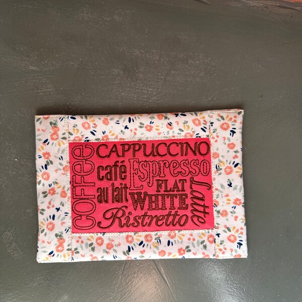 Coffee Mug Rug in the Hoop Machine Embroidery Design - Etsy