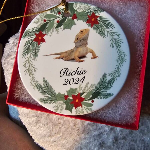 Fish Ornament, Custom Fish Ornament, Fish Gift, Fish Christmas, Fish