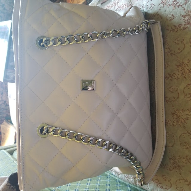 DIAMONDS GENUINE LEATHER Shoulder Bag Elegant Iconic Bag 