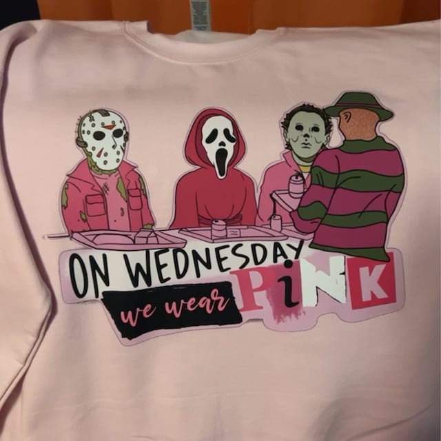 Halloween Freddy Jason Mike Mean Girls On Wednesday We Wear Pink