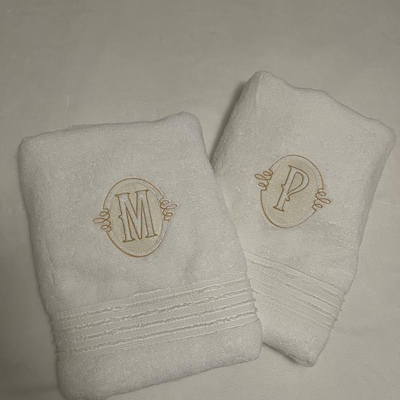 Embossed Monogram Terry Towel Machine Embroidery Designs A-Z in ...