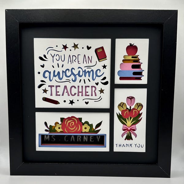 Shadow Box Frame SVG for Cricut Projects, Square Frame Svg, Rectangle ...